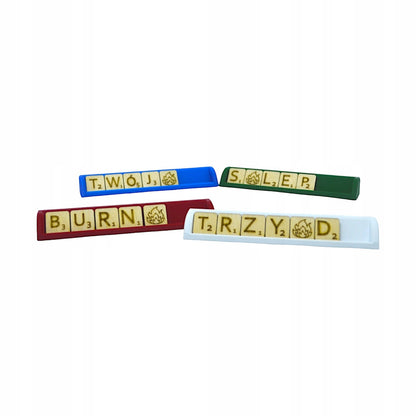 Gra drewniana SŁOWA jak SCRABBLE