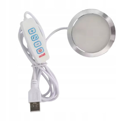 Okrągła lampka LED KIT do wydruków 3D