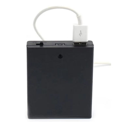Koszyk na Akumulator Baterie AA R6 Awaryjny POWERBANK USB